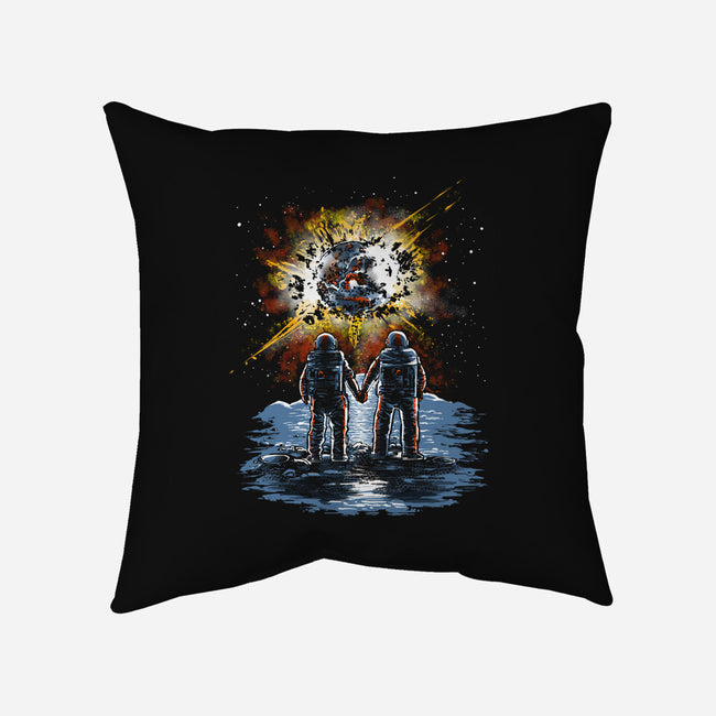 In The End Of The World-none removable cover w insert throw pillow-zascanauta