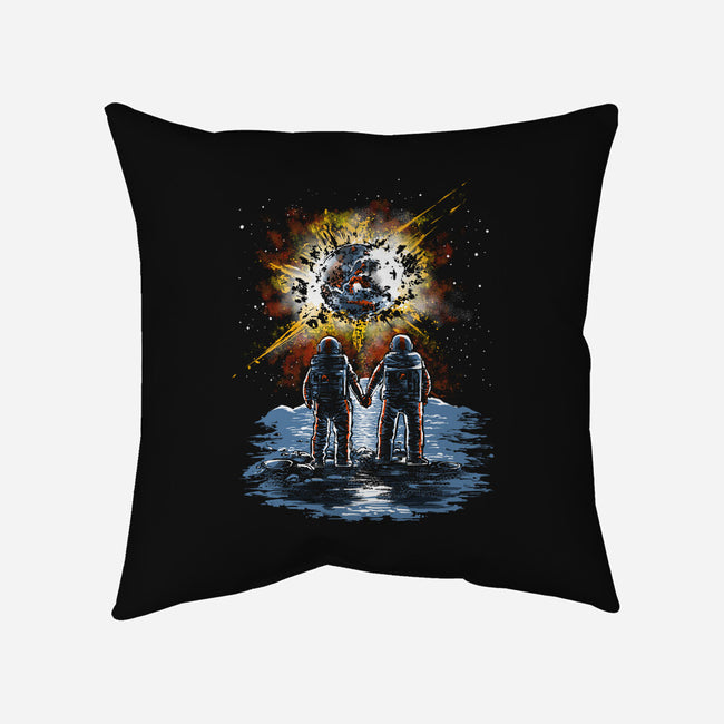 In The End Of The World-none removable cover throw pillow-zascanauta