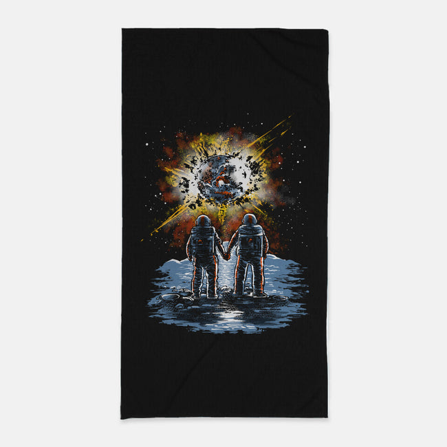 In The End Of The World-none beach towel-zascanauta