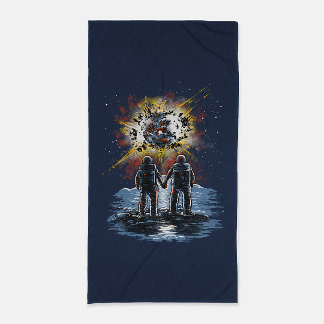 In The End Of The World-none beach towel-zascanauta