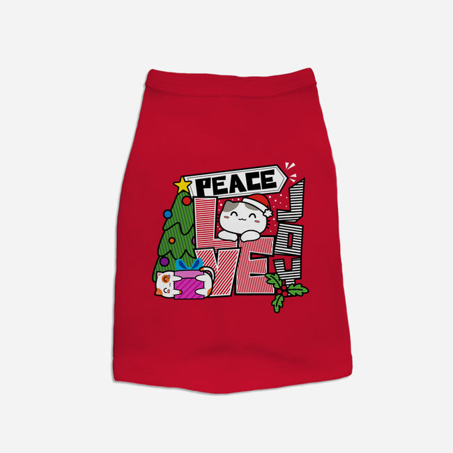 Peace Love Joy-cat basic pet tank-bloomgrace28