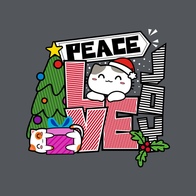 Peace Love Joy-womens fitted tee-bloomgrace28