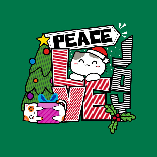 Peace Love Joy-womens fitted tee-bloomgrace28