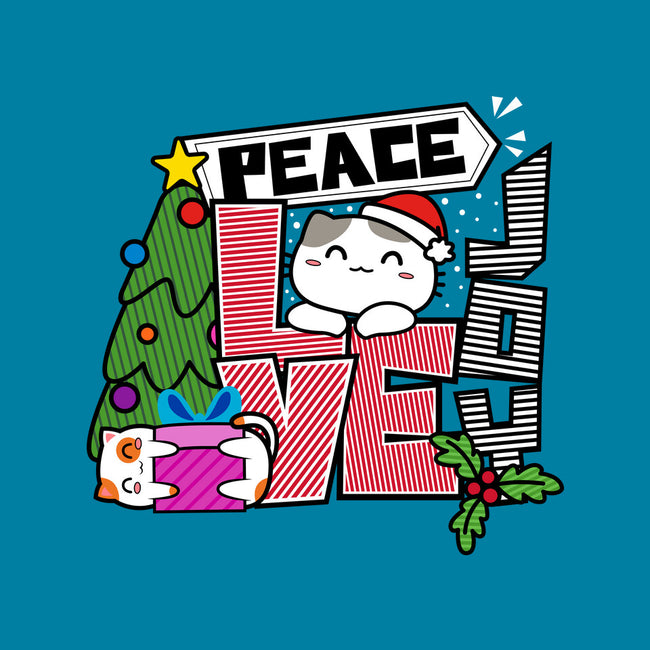 Peace Love Joy-none zippered laptop sleeve-bloomgrace28