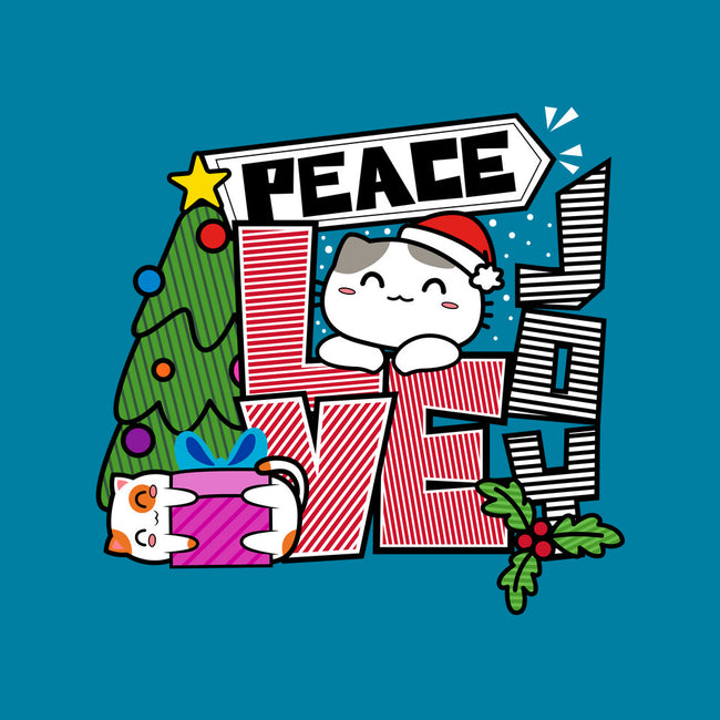 Peace Love Joy-womens fitted tee-bloomgrace28
