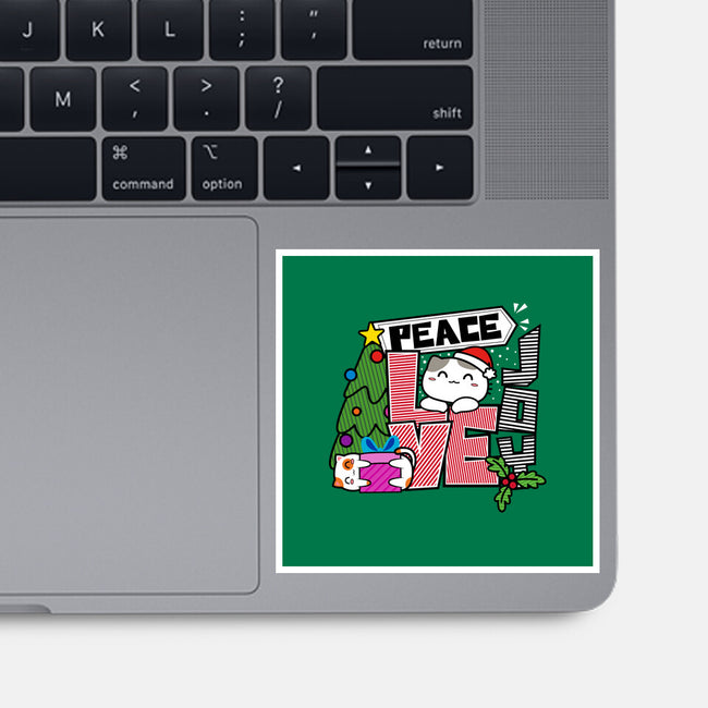 Peace Love Joy-none glossy sticker-bloomgrace28