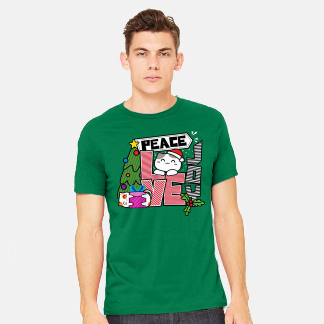 Peace Love Joy-mens heavyweight tee-bloomgrace28