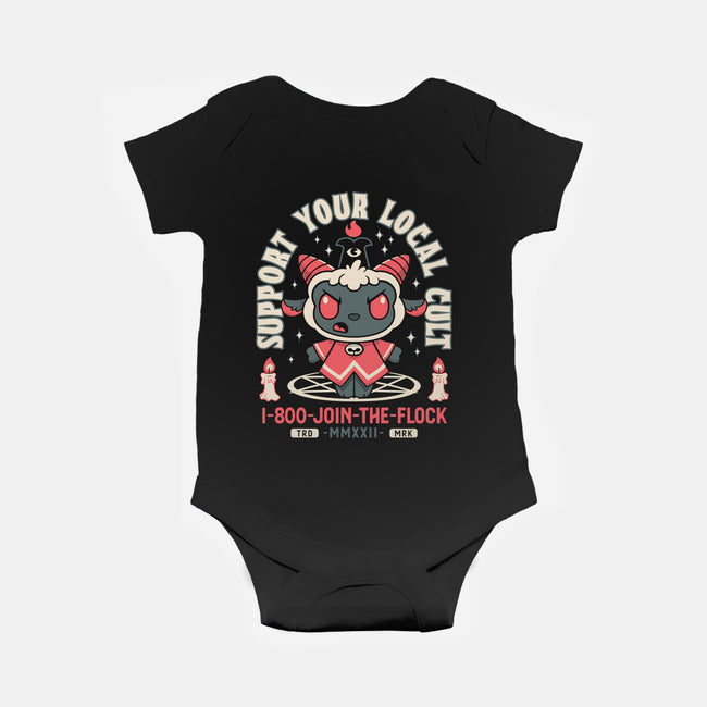 Support Your Local Cult-baby basic onesie-Nemons