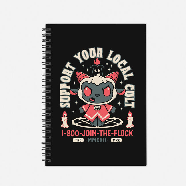 Support Your Local Cult-none dot grid notebook-Nemons