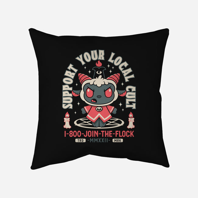 Support Your Local Cult-none removable cover w insert throw pillow-Nemons
