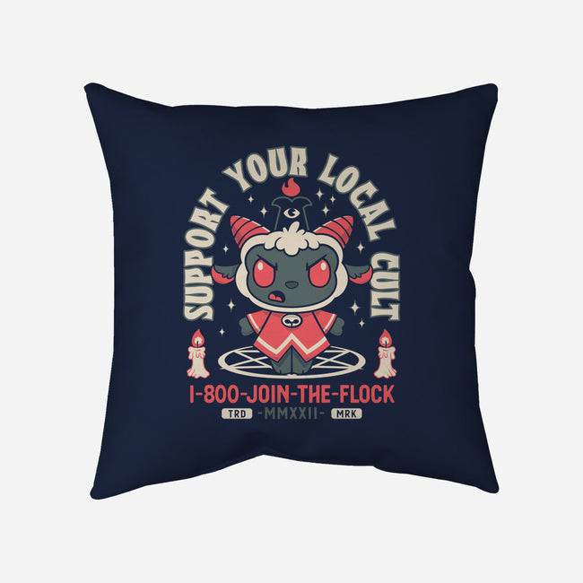 Support Your Local Cult-none removable cover w insert throw pillow-Nemons