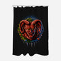 Have A Very Krampus Xmas-none polyester shower curtain-daobiwan