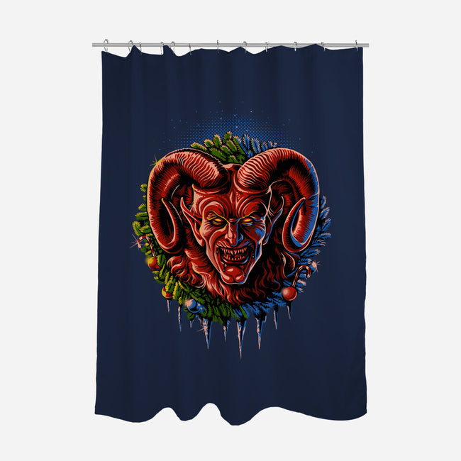 Have A Very Krampus Xmas-none polyester shower curtain-daobiwan