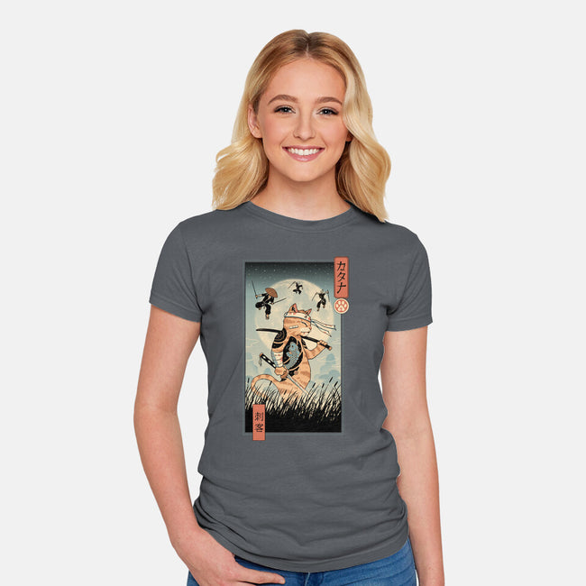 Catana The Last Fight-womens fitted tee-vp021