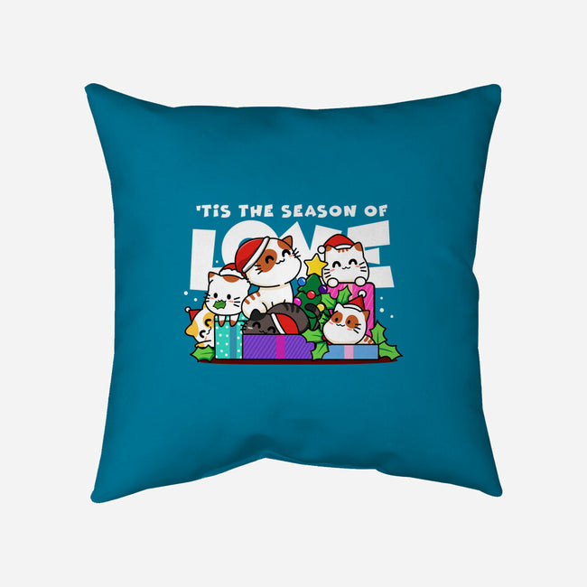 Season Of Love-none removable cover w insert throw pillow-bloomgrace28
