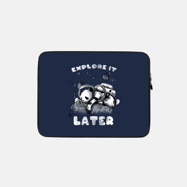 Panda Nap-none zippered laptop sleeve-fanfabio