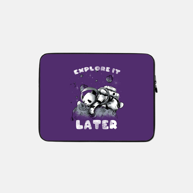 Panda Nap-none zippered laptop sleeve-fanfabio