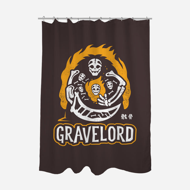 Gravelord-none polyester shower curtain-Logozaste