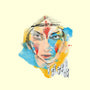 Inked Mononoke Princess-none removable cover w insert throw pillow-kharmazero