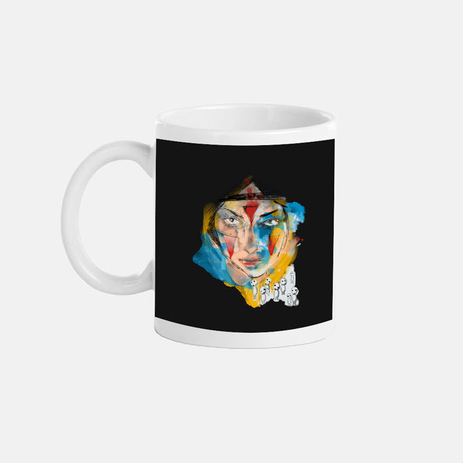 Inked Mononoke Princess-none mug drinkware-kharmazero