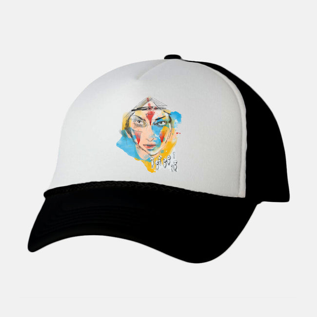 Inked Mononoke Princess-unisex trucker hat-kharmazero