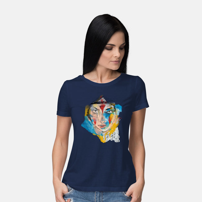 Inked Mononoke Princess-womens basic tee-kharmazero