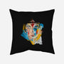 Inked Mononoke Princess-none removable cover w insert throw pillow-kharmazero