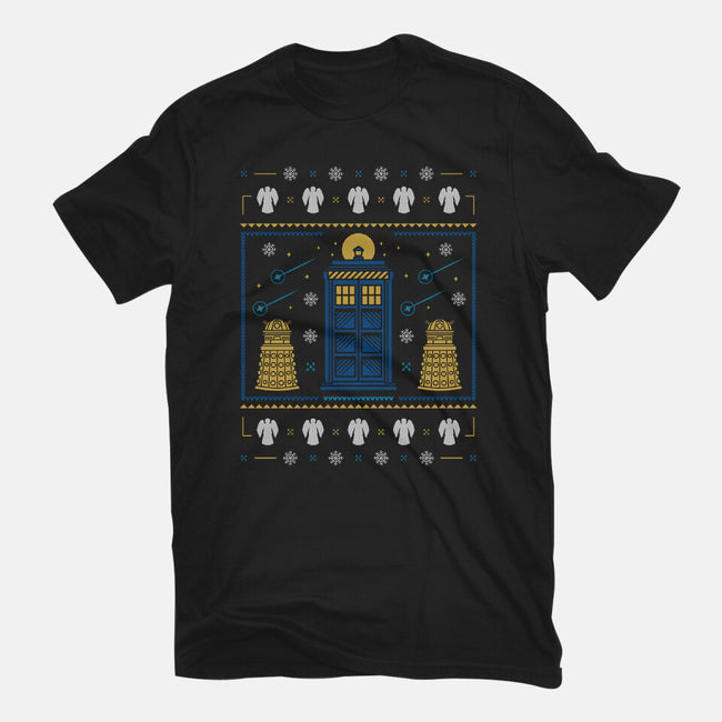 Christmas Space-youth basic tee-Logozaste