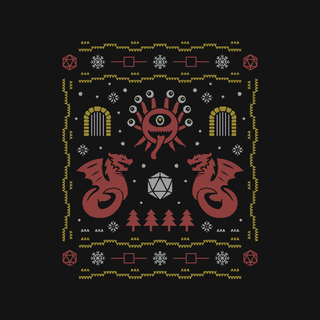 Beholder Christmas Sweater-none glossy sticker-Logozaste