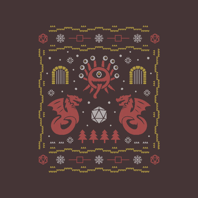 Beholder Christmas Sweater-none glossy sticker-Logozaste