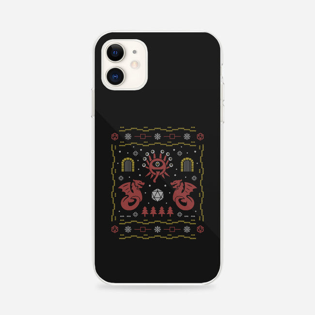 Beholder Christmas Sweater-iphone snap phone case-Logozaste