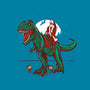 T-Rex Christmas-womens fitted tee-AndreusD
