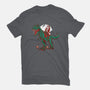 T-Rex Christmas-mens basic tee-AndreusD