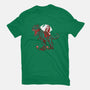 T-Rex Christmas-mens basic tee-AndreusD