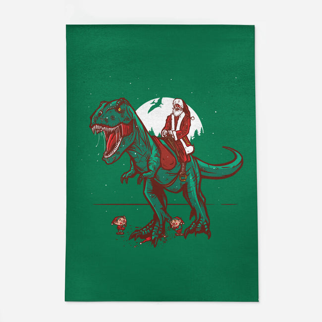 T-Rex Christmas-none indoor rug-AndreusD