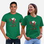 T-Rex Christmas-unisex basic tee-AndreusD