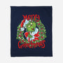 Merry Grinchmas-none fleece blanket-turborat14