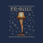 Fragile-womens fitted tee-kg07
