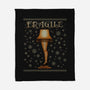 Fragile-none fleece blanket-kg07