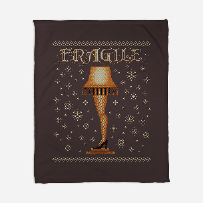 Fragile-none fleece blanket-kg07