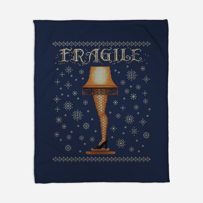 Fragile-none fleece blanket-kg07