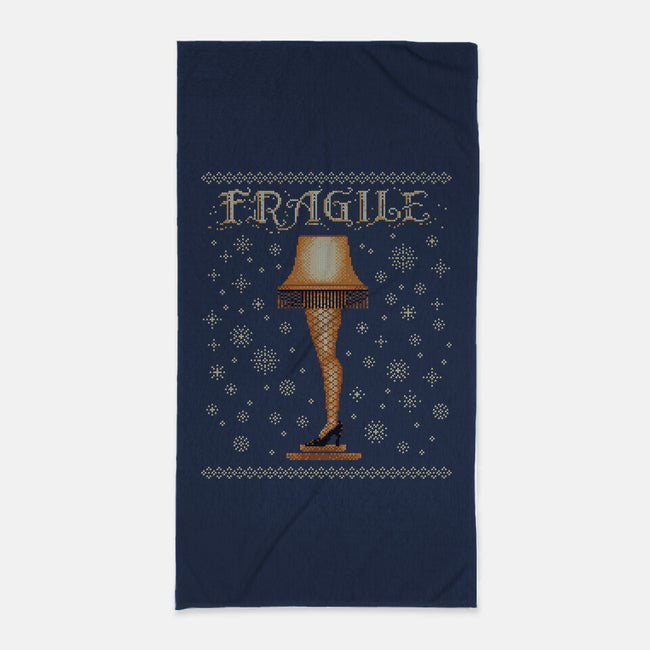 Fragile-none beach towel-kg07