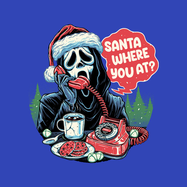 Calling Santa-none glossy sticker-momma_gorilla