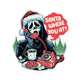 Calling Santa-none glossy sticker-momma_gorilla