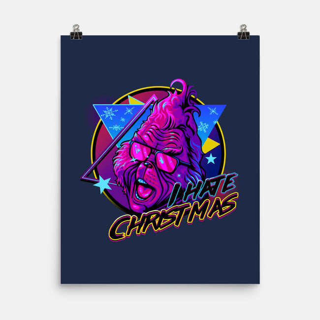 Hate Christmas-none matte poster-daobiwan