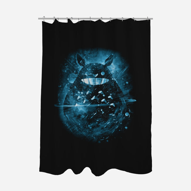 Big Friend Nebula-none polyester shower curtain-kharmazero