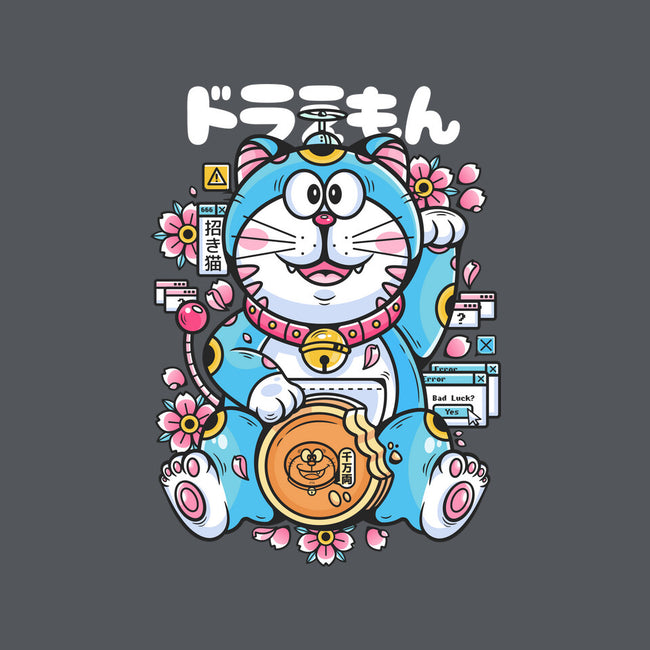 Maneki Neko Doraemon-none stretched canvas-Bear Noise
