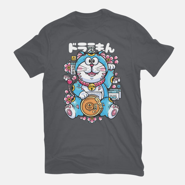 Maneki Neko Doraemon-unisex basic tee-Bear Noise