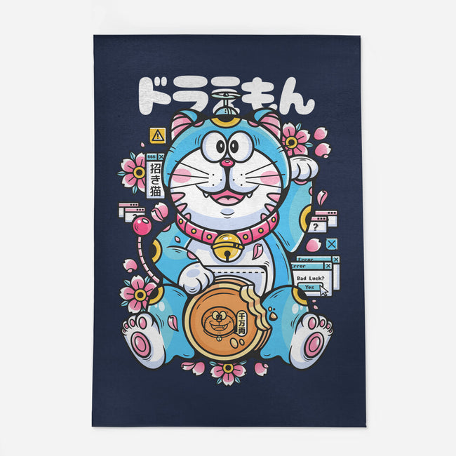 Maneki Neko Doraemon-none indoor rug-Bear Noise