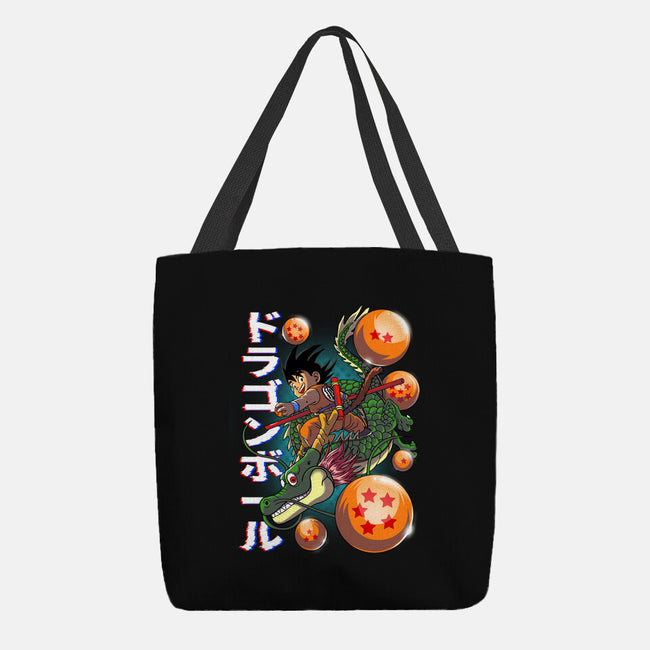 The Legend Of Goku-none basic tote bag-Diego Oliver